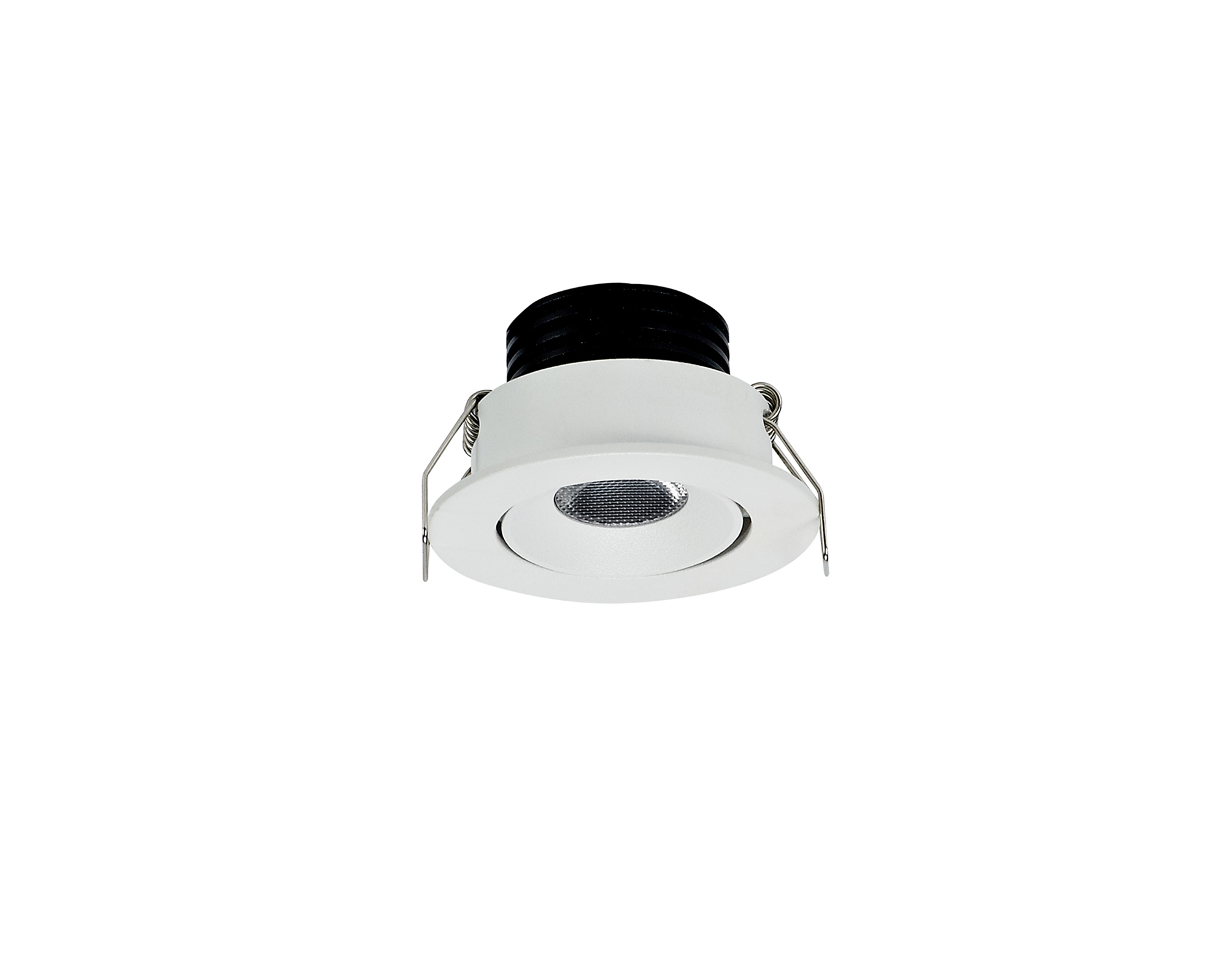 DX200349  Blair A, 3W, 700mA, White Adj. Recessed Downlight, Cut Out 45mm, 15° Tilt, lm, 25° Deg, 3000K, IP20, DRIVER NOT INC., 5yrs Warranty
